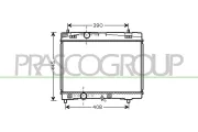 Kühler, Motorkühlung PRASCO TY325R001