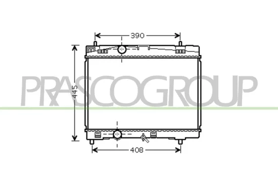 Kühler, Motorkühlung PRASCO TY325R001 Bild Kühler, Motorkühlung PRASCO TY325R001