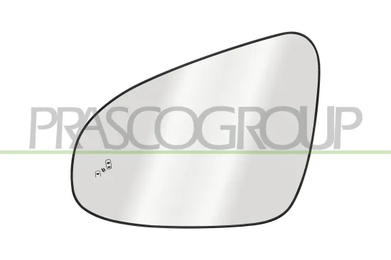 Spiegelglas, Außenspiegel links PRASCO TY7007524 Bild Spiegelglas, Außenspiegel links PRASCO TY7007524