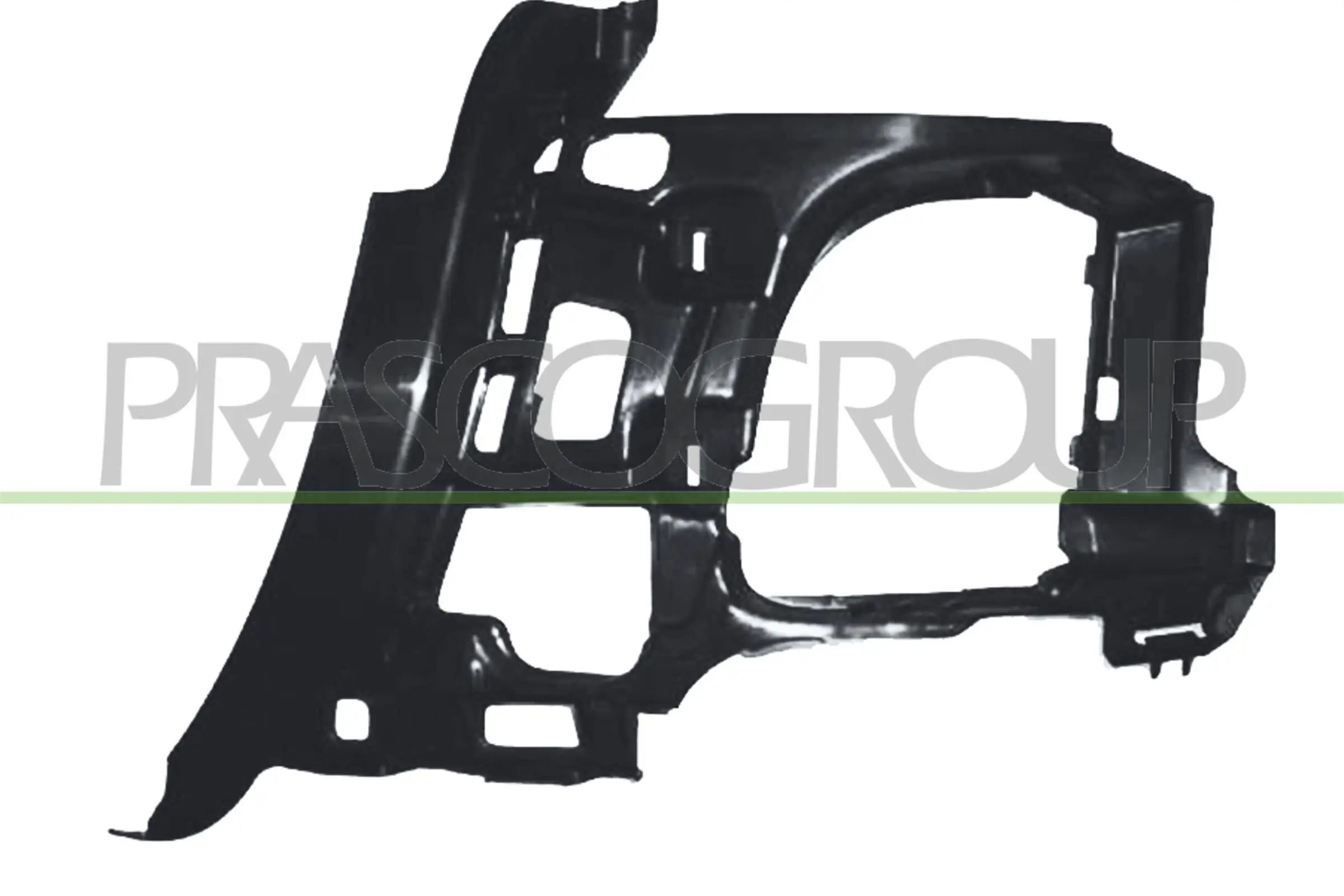 Halter, Stoßfänger vorne links PRASCO VG0391004