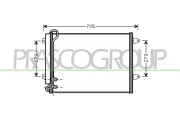 Kondensator, Klimaanlage PRASCO VG054C001