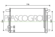 Kondensator, Klimaanlage PRASCO VG400C001