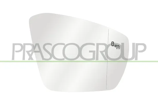 Spiegelglas, Außenspiegel rechts PRASCO VG7507523 Bild Spiegelglas, Außenspiegel rechts PRASCO VG7507523