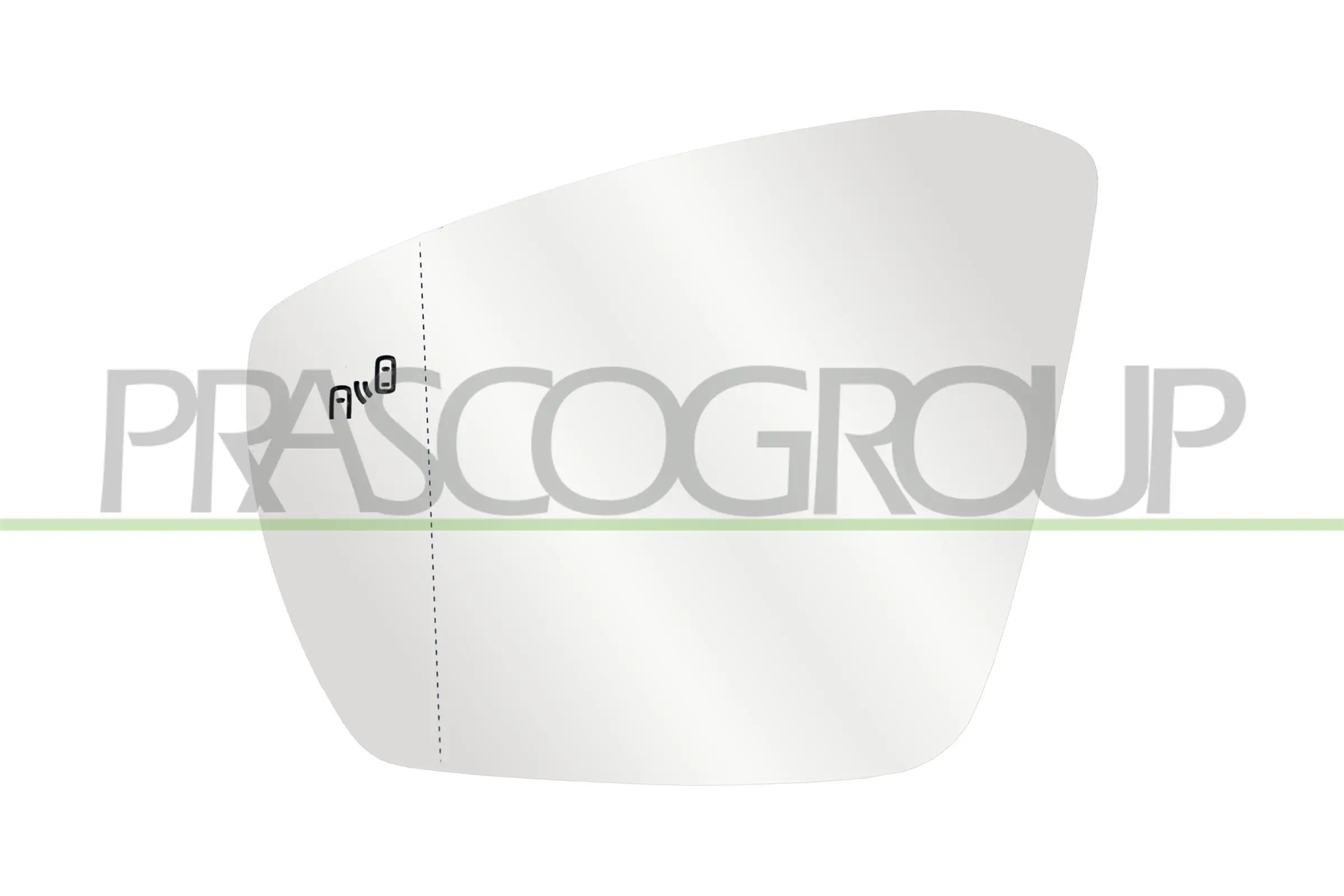 Spiegelglas, Außenspiegel links PRASCO VG7507524