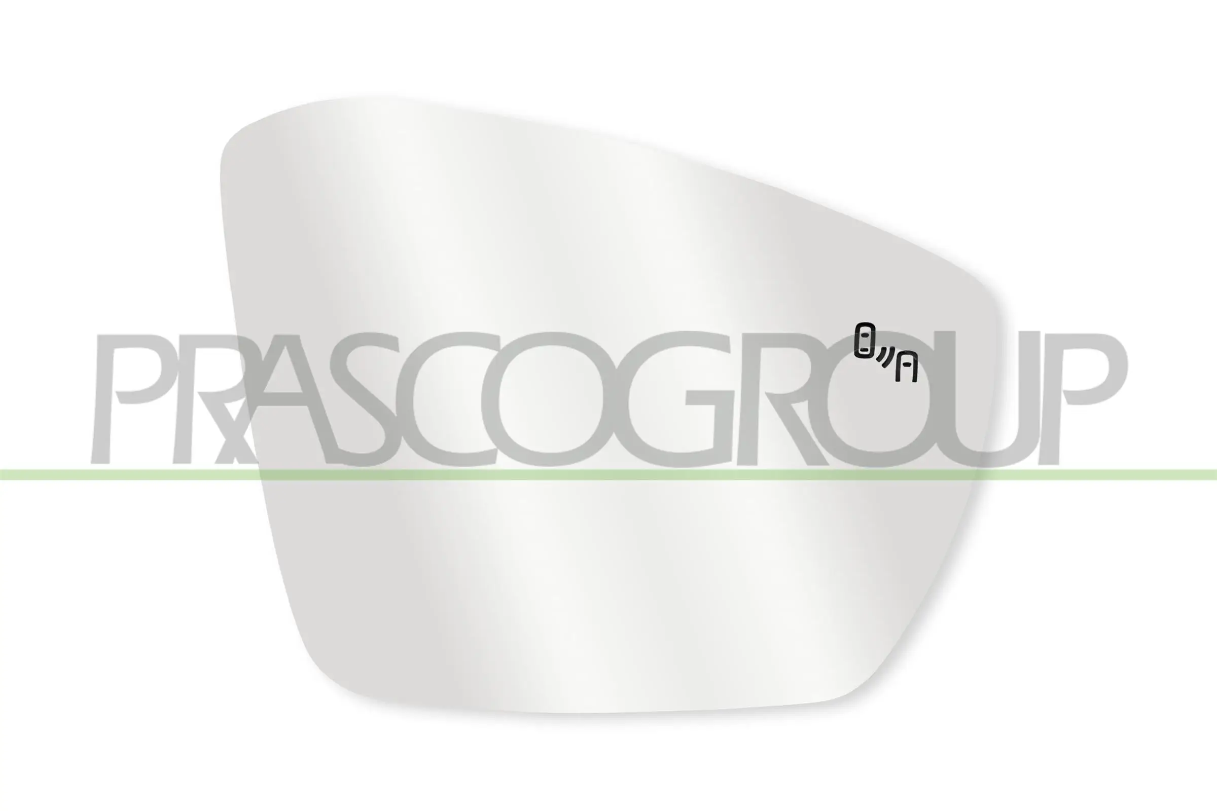 Spiegelglas, Außenspiegel rechts PRASCO VG7707523
