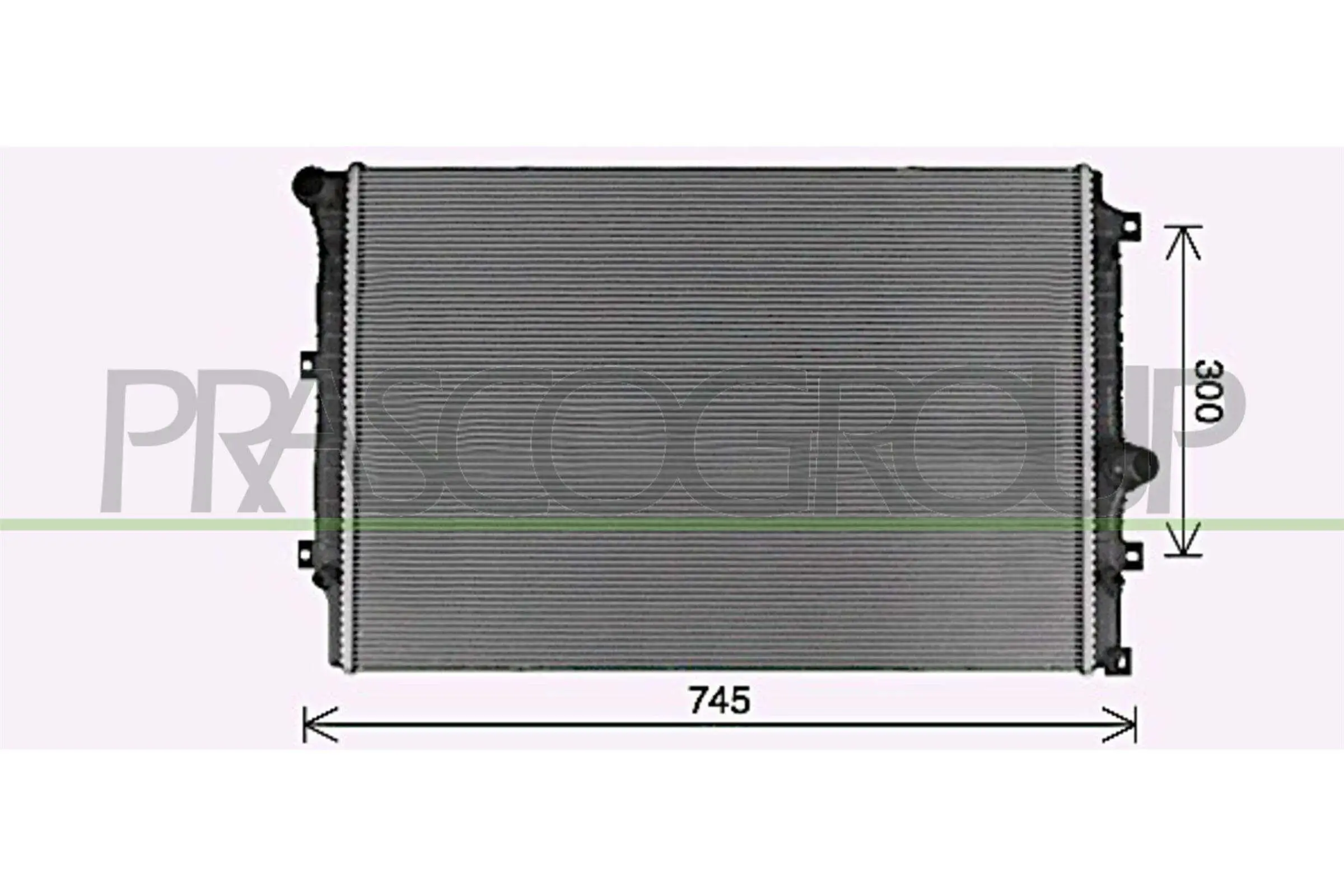 Kühler, Motorkühlung PRASCO VG807R001