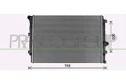 Kühler, Motorkühlung PRASCO VG807R001