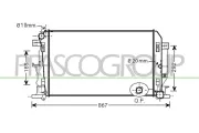 Kühler, Motorkühlung PRASCO VG952R003