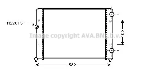 Kühler, Motorkühlung PRASCO VNA2119 Bild Kühler, Motorkühlung PRASCO VNA2119