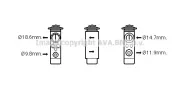 Expansionsventil, Klimaanlage PRASCO VO1172