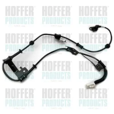 Sensor, Raddrehzahl Vorderachse links HOFFER 8290744