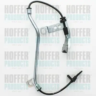 Sensor, Raddrehzahl Hinterachse links HOFFER 8290802