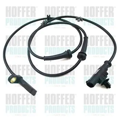 Sensor, Raddrehzahl Vorderachse rechts Vorderachse links HOFFER 8290917E