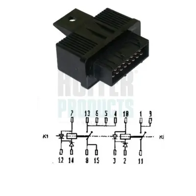 Relais, Kraftstoffpumpe 12 V HOFFER 7240107 Bild Relais, Kraftstoffpumpe 12 V HOFFER 7240107