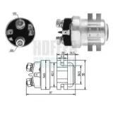 Magnetschalter, Starter 12 V HOFFER 46001