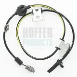 Sensor, Raddrehzahl Vorderachse links HOFFER 8290800