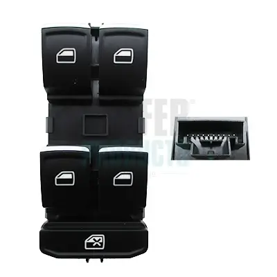 Schalter, Fensterheber vorne links HOFFER 2106162 Bild Schalter, Fensterheber vorne links HOFFER 2106162