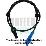 Sensor, Raddrehzahl Hinterachse rechts Hinterachse links HOFFER 8290208E