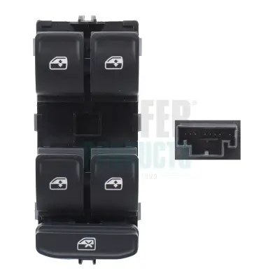 Schalter, Fensterheber 12 V vorne links HOFFER 2106482 Bild Schalter, Fensterheber 12 V vorne links HOFFER 2106482