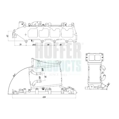 Ladeluftkühler HOFFER 995082