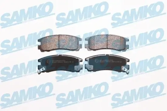 Bremsbelagsatz, Scheibenbremse Hinterachse SAMKO 5SP043 Bild Bremsbelagsatz, Scheibenbremse Hinterachse SAMKO 5SP043