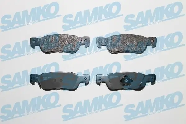 Bremsbelagsatz, Scheibenbremse Hinterachse SAMKO 5SP052