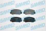 Bremsbelagsatz, Scheibenbremse Hinterachse SAMKO 5SP095