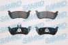 Bremsbelagsatz, Scheibenbremse Hinterachse SAMKO 5SP1000