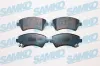 Bremsbelagsatz, Scheibenbremse Vorderachse SAMKO 5SP1002