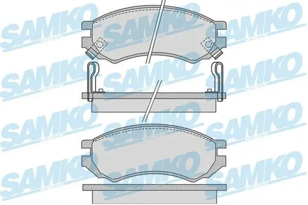 Bremsbelagsatz, Scheibenbremse Vorderachse SAMKO 5SP1008