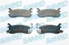 Bremsbelagsatz, Scheibenbremse Hinterachse SAMKO 5SP1044