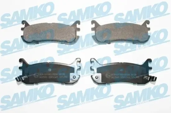 Bremsbelagsatz, Scheibenbremse Hinterachse SAMKO 5SP1044 Bild Bremsbelagsatz, Scheibenbremse Hinterachse SAMKO 5SP1044