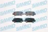 Bremsbelagsatz, Scheibenbremse Hinterachse SAMKO 5SP1068