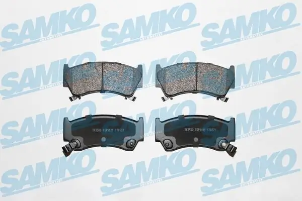 Bremsbelagsatz, Scheibenbremse Vorderachse SAMKO 5SP1101