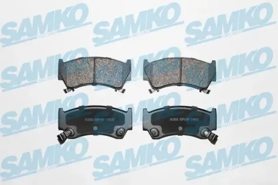 Bremsbelagsatz, Scheibenbremse Vorderachse SAMKO 5SP1101 Bild Bremsbelagsatz, Scheibenbremse Vorderachse SAMKO 5SP1101