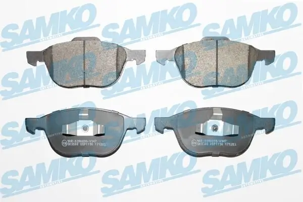 Bremsbelagsatz, Scheibenbremse Vorderachse SAMKO 5SP1190