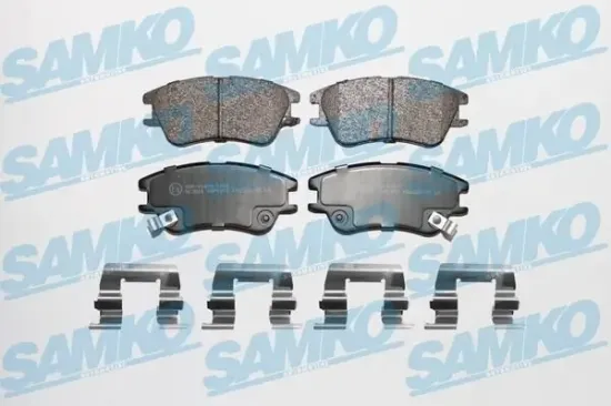 Bremsbelagsatz, Scheibenbremse Vorderachse SAMKO 5SP1212 Bild Bremsbelagsatz, Scheibenbremse Vorderachse SAMKO 5SP1212