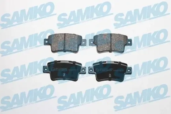 Bremsbelagsatz, Scheibenbremse Hinterachse SAMKO 5SP1224 Bild Bremsbelagsatz, Scheibenbremse Hinterachse SAMKO 5SP1224
