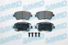 Bremsbelagsatz, Scheibenbremse Vorderachse SAMKO 5SP1229