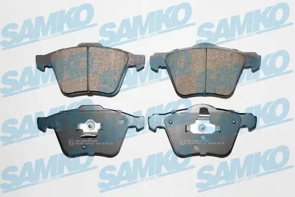 Bremsbelagsatz, Scheibenbremse Vorderachse SAMKO 5SP1237