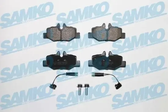 Bremsbelagsatz, Scheibenbremse Hinterachse SAMKO 5SP1246 Bild Bremsbelagsatz, Scheibenbremse Hinterachse SAMKO 5SP1246