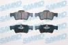 Bremsbelagsatz, Scheibenbremse Hinterachse SAMKO 5SP1254