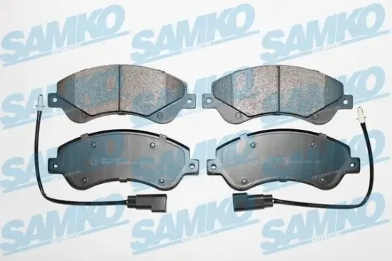 Bremsbelagsatz, Scheibenbremse Vorderachse SAMKO 5SP1259 Bild Bremsbelagsatz, Scheibenbremse Vorderachse SAMKO 5SP1259