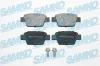 Bremsbelagsatz, Scheibenbremse Hinterachse SAMKO 5SP1269