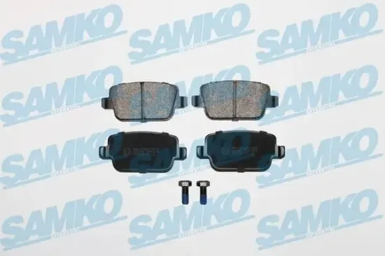 Bremsbelagsatz, Scheibenbremse Hinterachse SAMKO 5SP1272 Bild Bremsbelagsatz, Scheibenbremse Hinterachse SAMKO 5SP1272