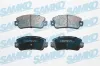 Bremsbelagsatz, Scheibenbremse Hinterachse SAMKO 5SP128