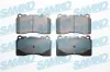 Bremsbelagsatz, Scheibenbremse Vorderachse SAMKO 5SP1394