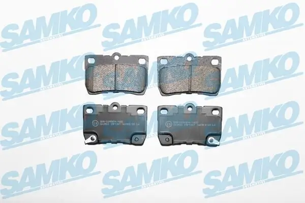 Bremsbelagsatz, Scheibenbremse Hinterachse SAMKO 5SP1407