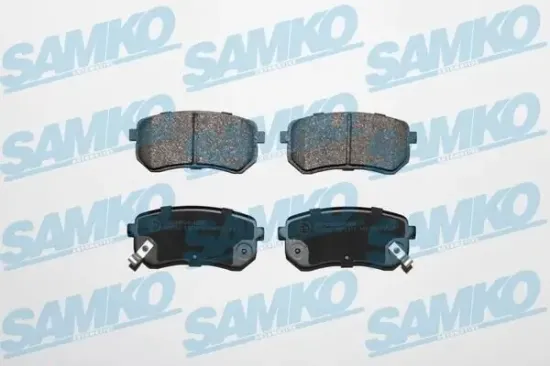 Bremsbelagsatz, Scheibenbremse Hinterachse SAMKO 5SP1411 Bild Bremsbelagsatz, Scheibenbremse Hinterachse SAMKO 5SP1411