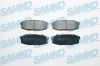 Bremsbelagsatz, Scheibenbremse Hinterachse SAMKO 5SP1419